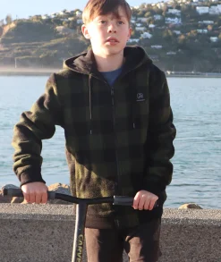 Kids' Crooked River Wool Hoodie