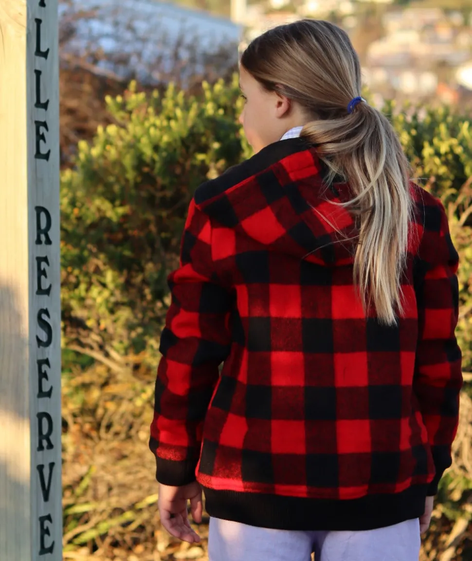 Kids' Crooked River Wool Hoodie