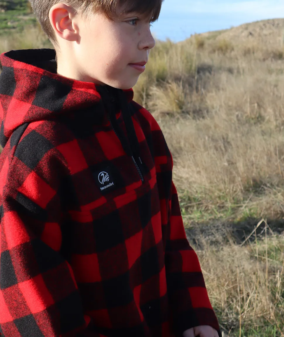 Kids' Crooked River Wool Hoodie