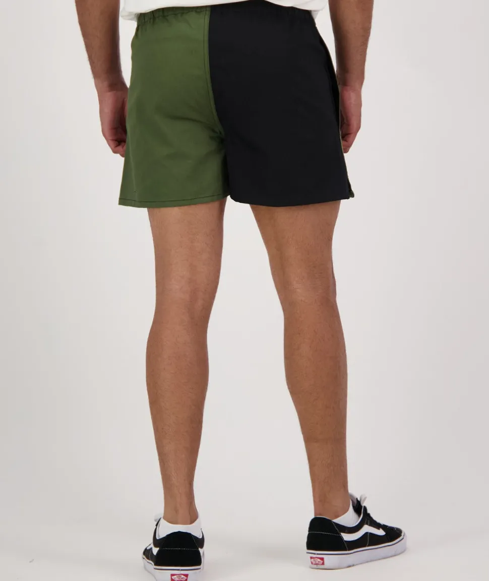 Men's Chequered Rugby Short