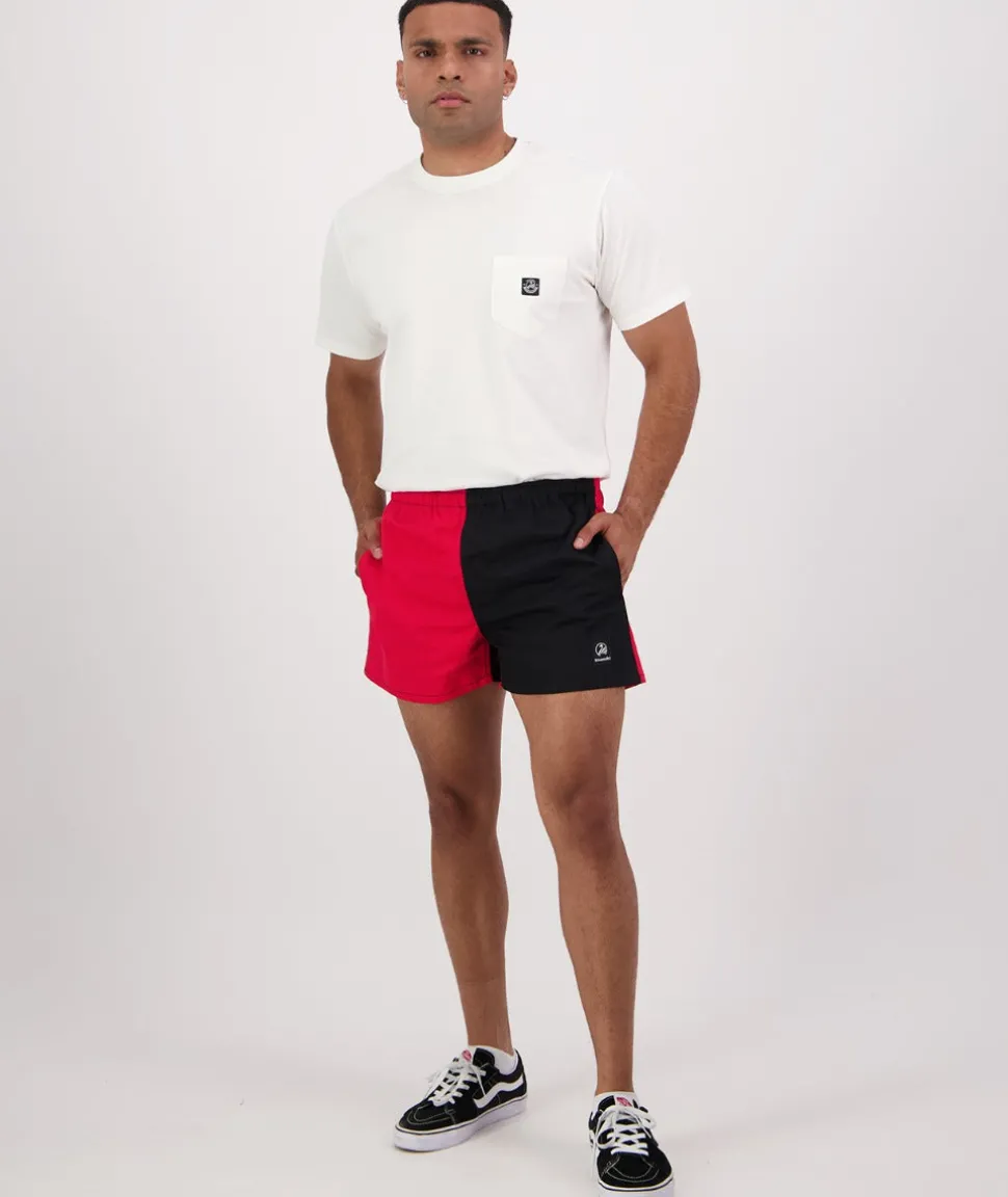 Men's Chequered Rugby Short