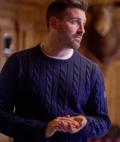 Men's Doncaster Cable Knit Crew