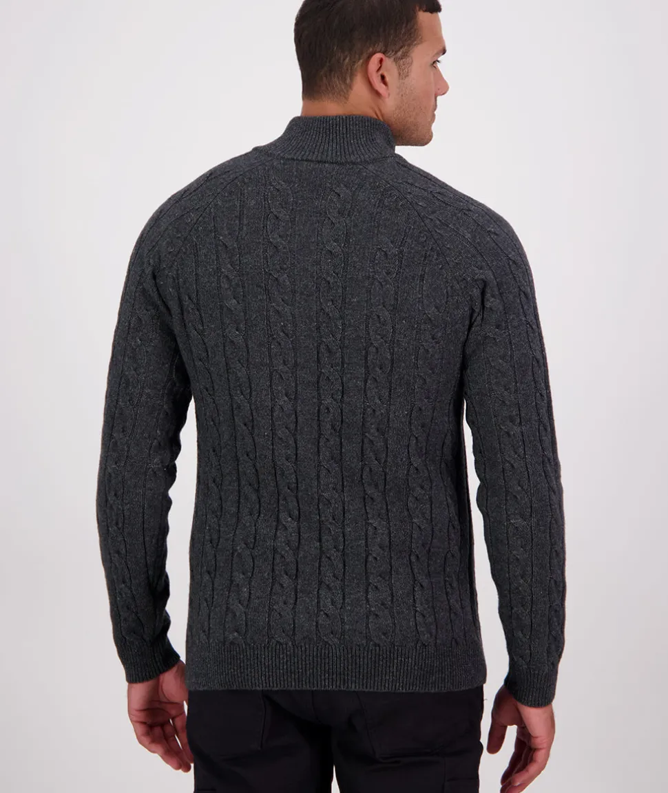 Men's Doncaster V2 Zip Cable Knit
