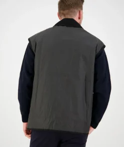 Men's Foxton Oilskin Vest with Wool Lining