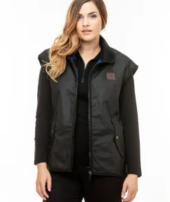 Men's Foxton Oilskin Vest with Wool Lining