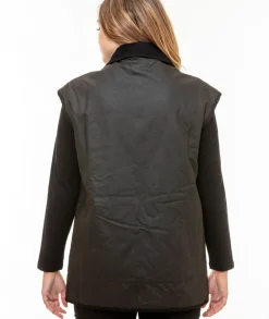 Men's Foxton Oilskin Vest with Wool Lining