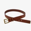 Men's Leather Twin Keeper Belt - 30mm Wide