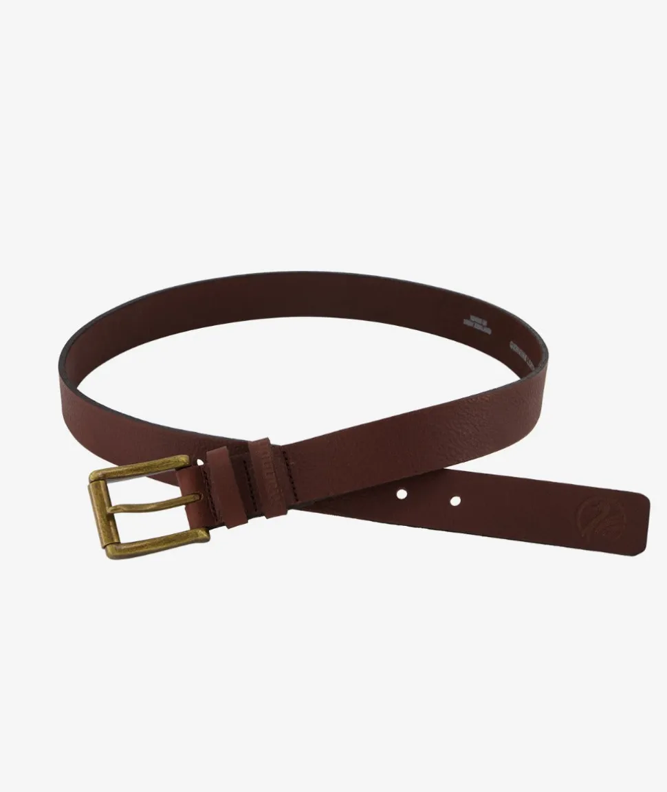 Men's Leather Twin Keeper Belt - 30mm Wide
