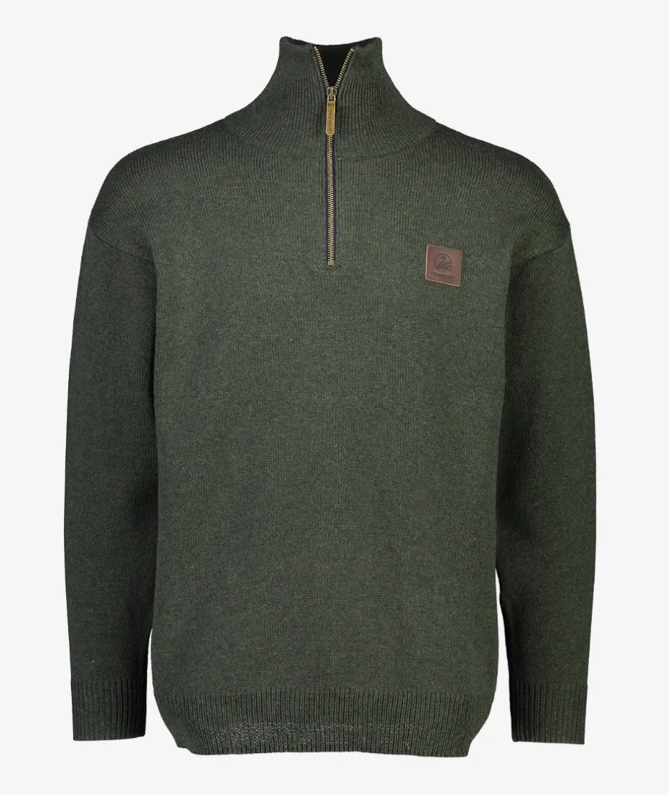 Men's Mariner Wool Zip Neck Sweater
