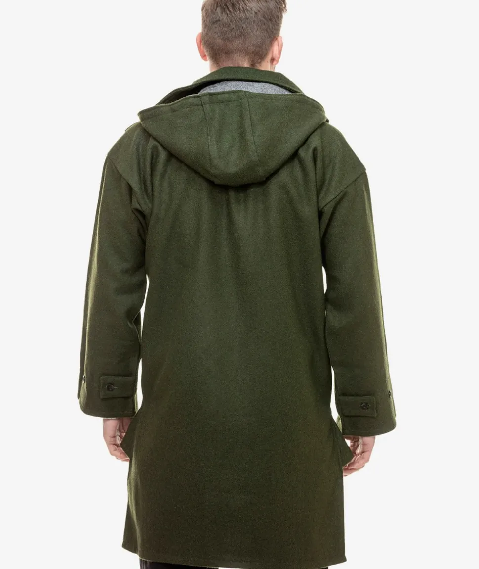 Men's Mosgiel Wool Bushshirt with Zip-up Front