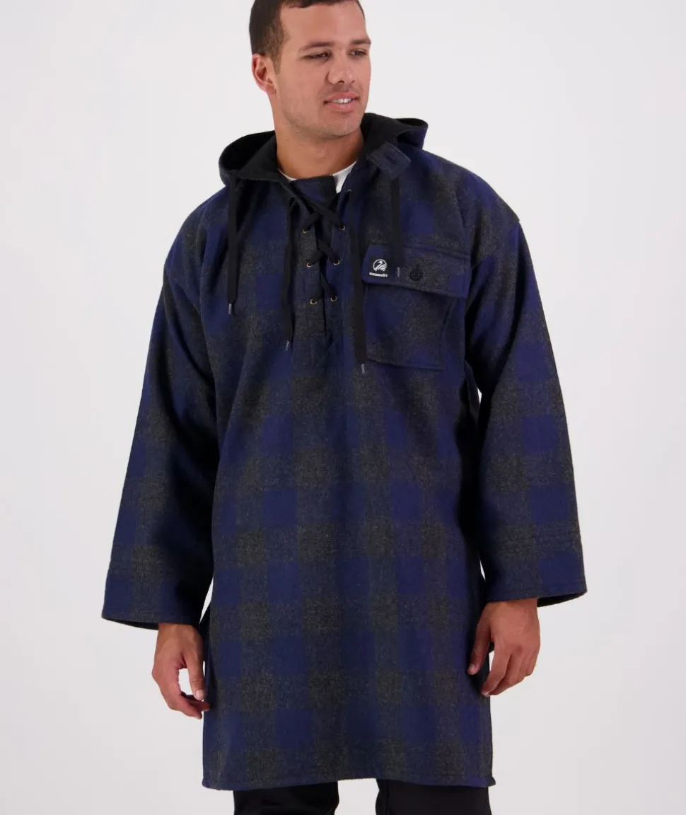 Men's Original Wool Bushshirt with Lace-up front