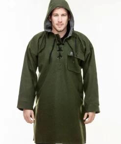 Men's Original Wool Bushshirt with Lace-up front