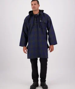 Men's Original Wool Bushshirt with Lace-up front