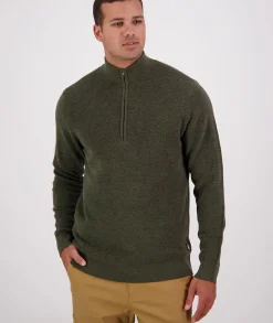Men's Otahu River 1/4 Zip Merino Knit