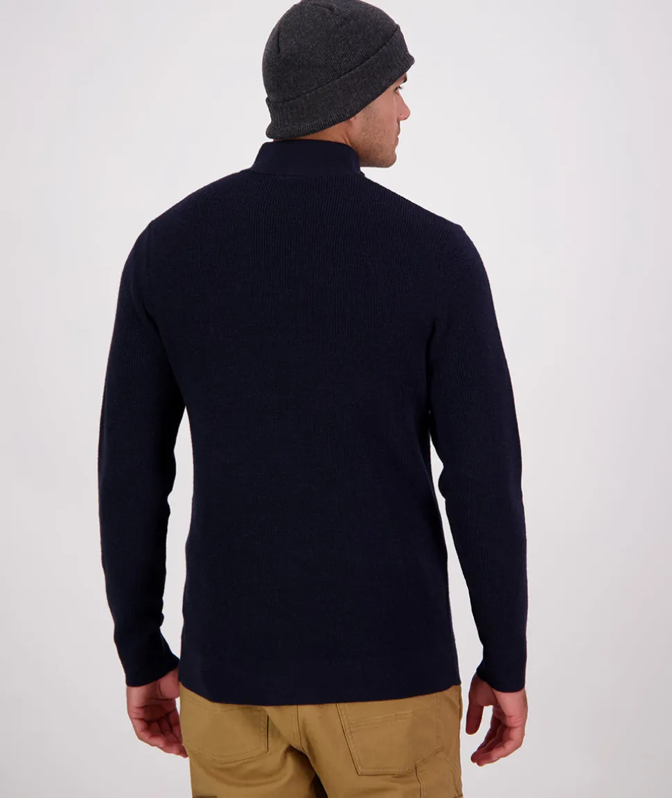 Men's Otahu River 1/4 Zip Merino Knit