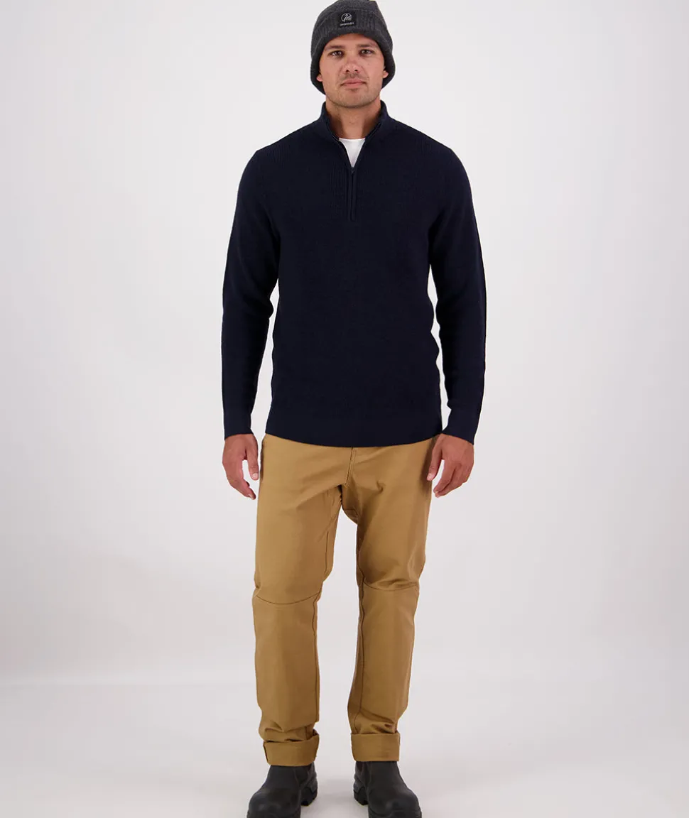 Men's Otahu River 1/4 Zip Merino Knit