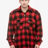 Men's Ranger Wool Zip Front Bushshirt