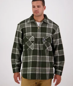 Men's Ranger Wool Zip Front Bushshirt