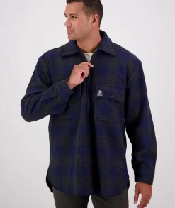 Men's Ranger Wool Zip Front Bushshirt