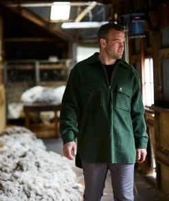 Men's Ranger Wool Zip Front Bushshirt
