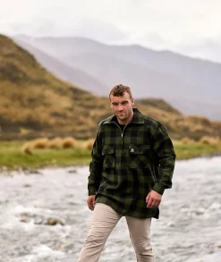 Men's Ranger Wool Zip Front Bushshirt
