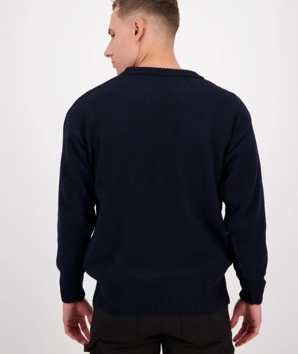 Men's Seafarer Wool Crew Neck Jersey