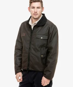 Men's Waimak Oilskin Jacket with Wool Lining
