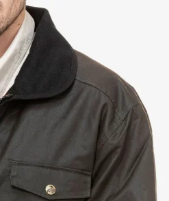 Men's Waimak Oilskin Jacket with Wool Lining