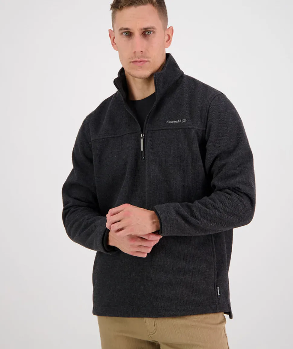 Men's Weka Technical Fleece Pullover with Bonded Wool Lining