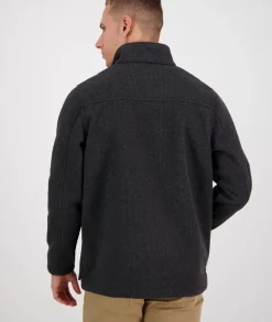 Men's Weka Technical Fleece Pullover with Bonded Wool Lining
