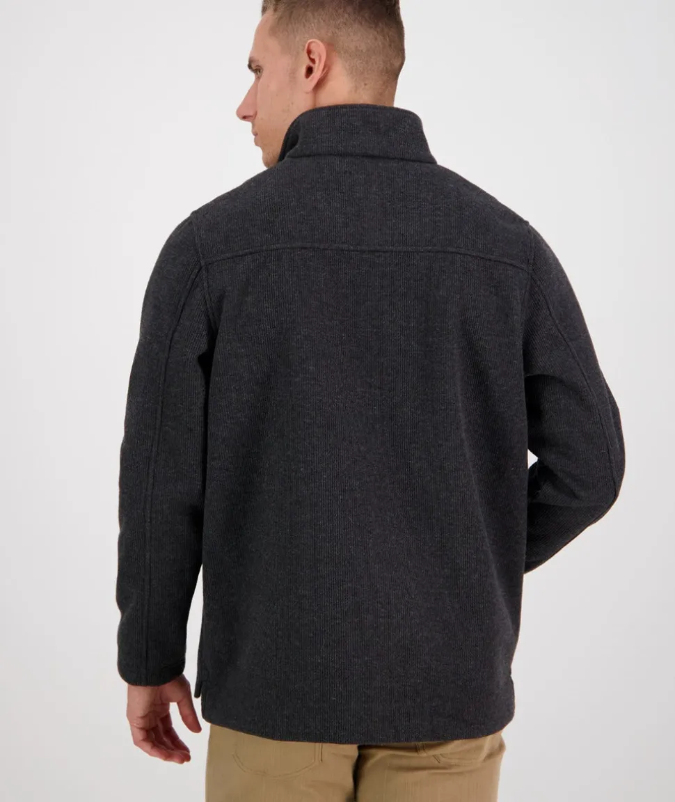 Men's Weka Technical Fleece Pullover with Bonded Wool Lining