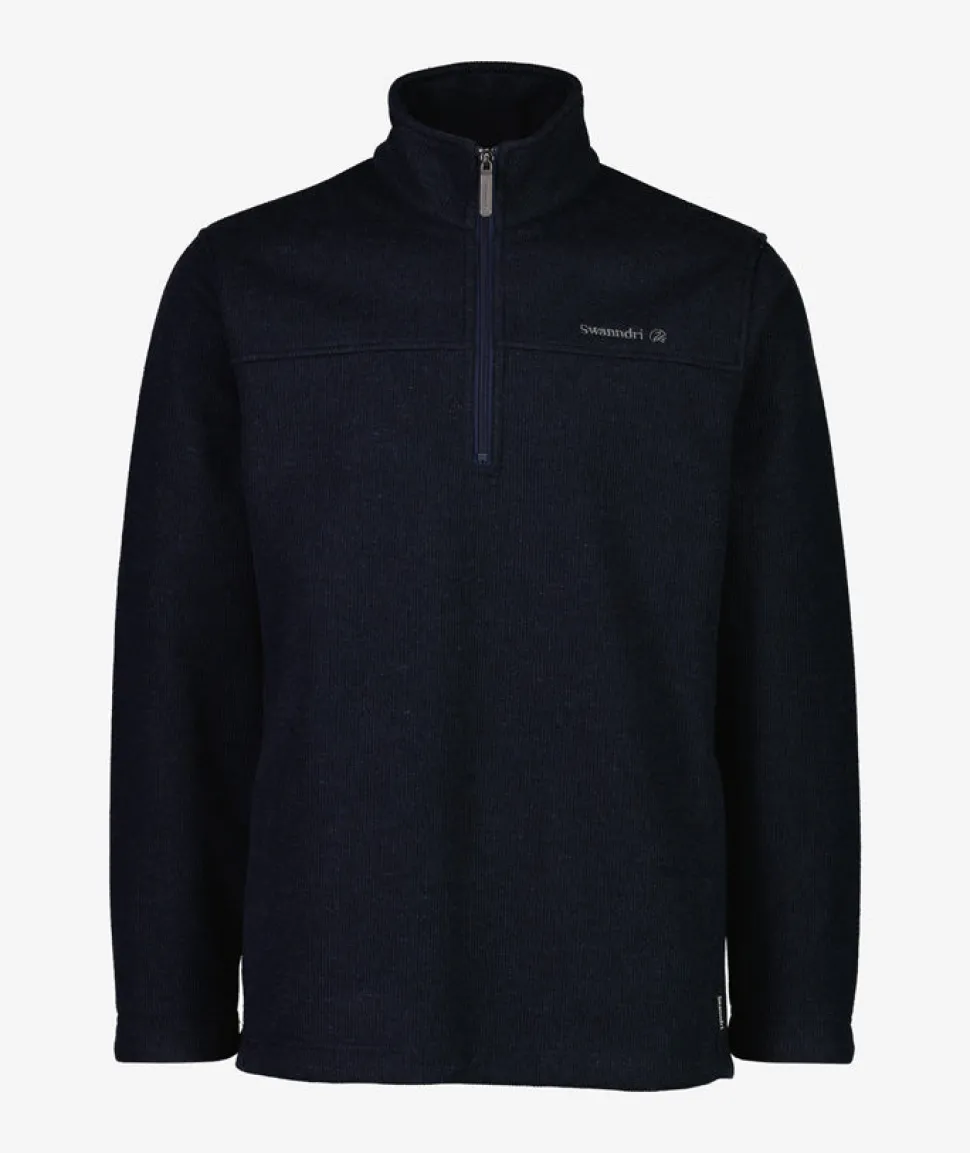 Men's Weka Technical Fleece Pullover with Bonded Wool Lining