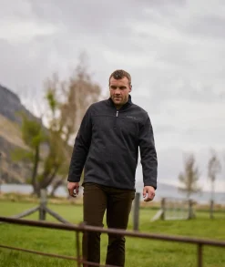 Men's Weka Technical Fleece Pullover with Bonded Wool Lining