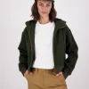Women's Kentwood Cropped Wool Hoodie