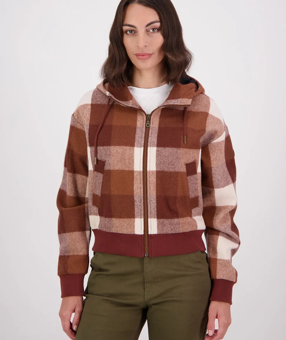 Women's Kentwood Cropped Wool Hoodie