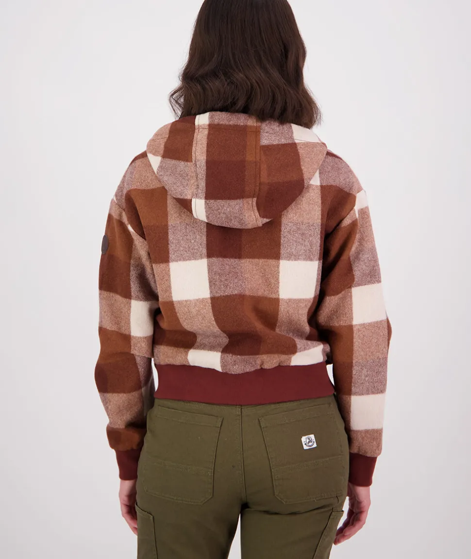 Women's Kentwood Cropped Wool Hoodie