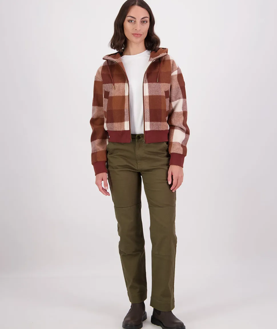 Women's Kentwood Cropped Wool Hoodie