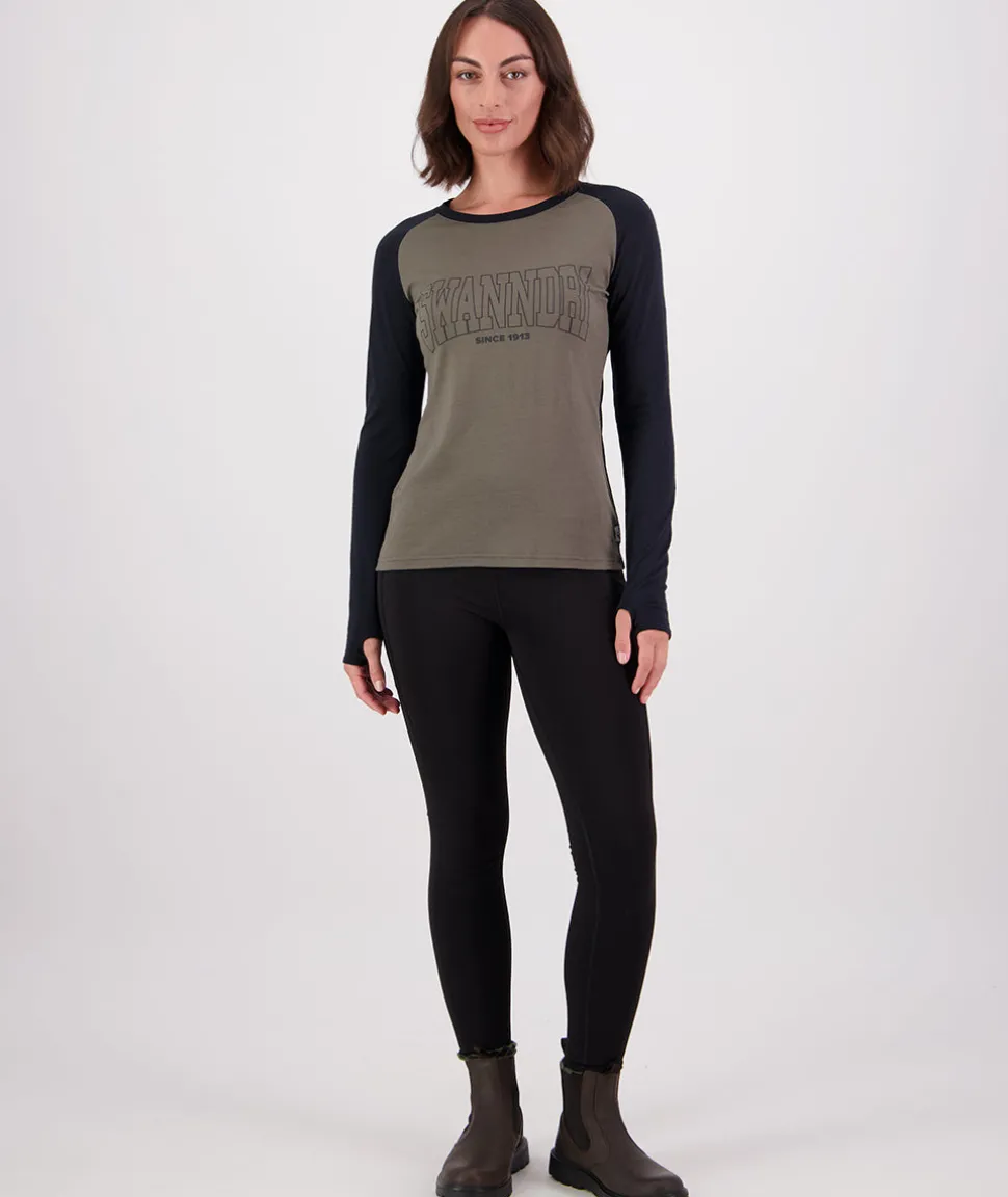 Women's Kepler Merino Long Sleeve Raglan T-Shirt