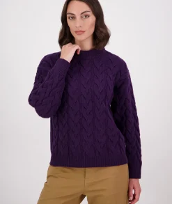 Women's Kinsley Cable Knit Crew