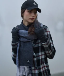 Wool Fingerless Glove with Fleece Lining