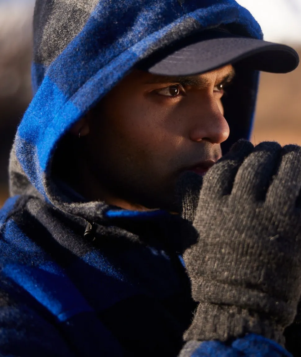 Wool Glove with Fleece Lining